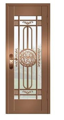 成都纯铜单门新品003产品图片,成都纯铜单门新品003产品相册 - 成都福多多门业 专业定做工艺装饰铜门、非标门