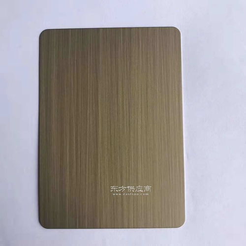 厂家直销镀铜不锈钢拉丝板拉纹板厨房台面装饰板材装饰线条拿样