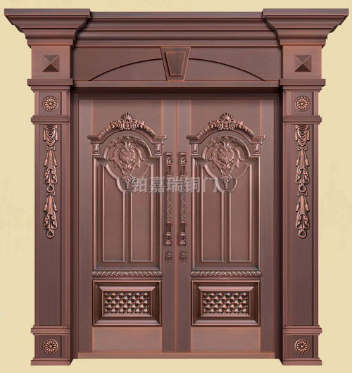 武汉别墅铜门 武汉铜门厂 武汉防盗双开铜门