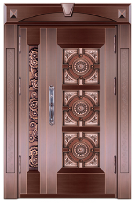 厂家直销纯铜别墅大门，真铜门与不锈钢镀铜门综合解析